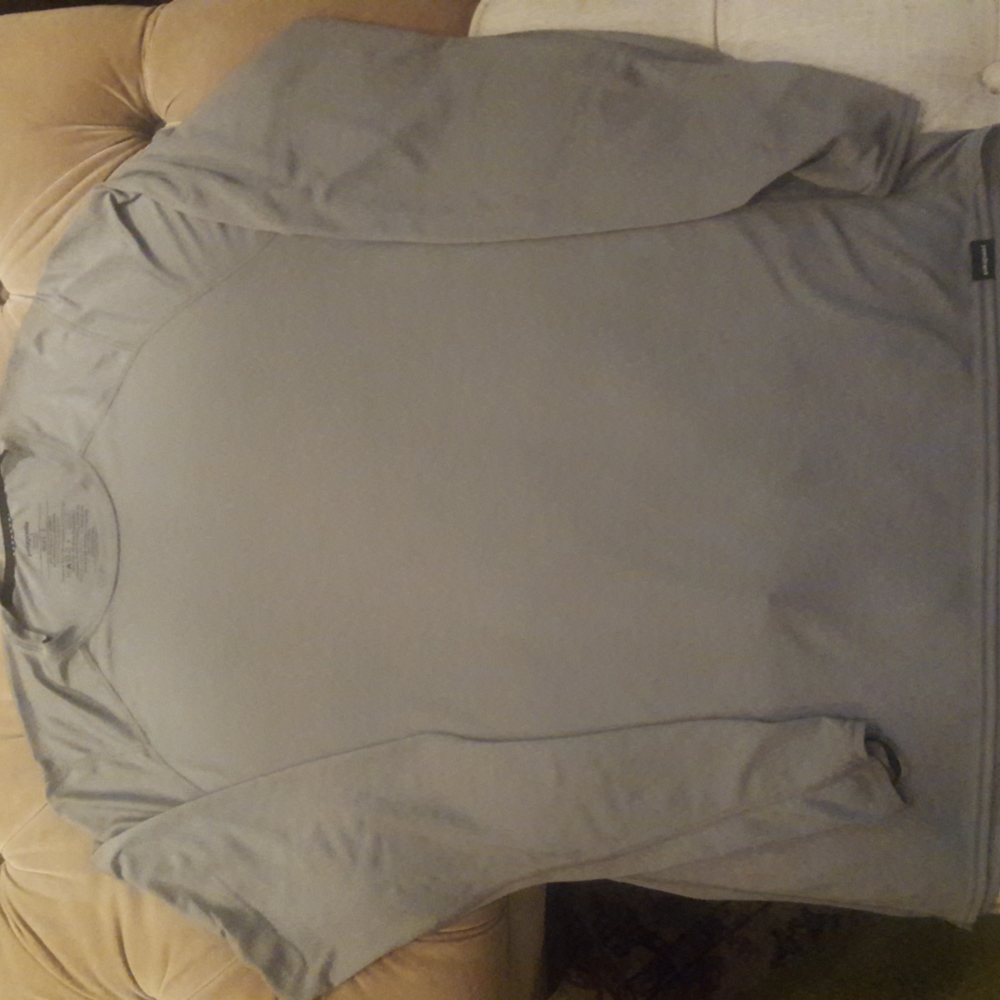 Patagonia long sleeve base layer gray shirt